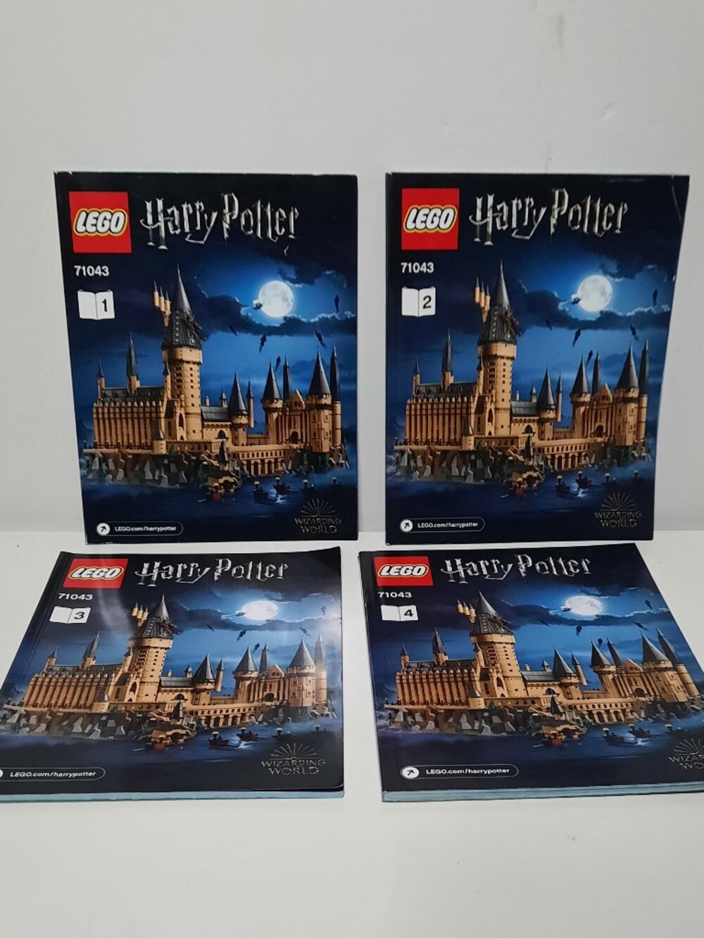 LEGO Harry Potter Hogwarts Castle 71043 Complete Instruction Manuals Books 1-4
